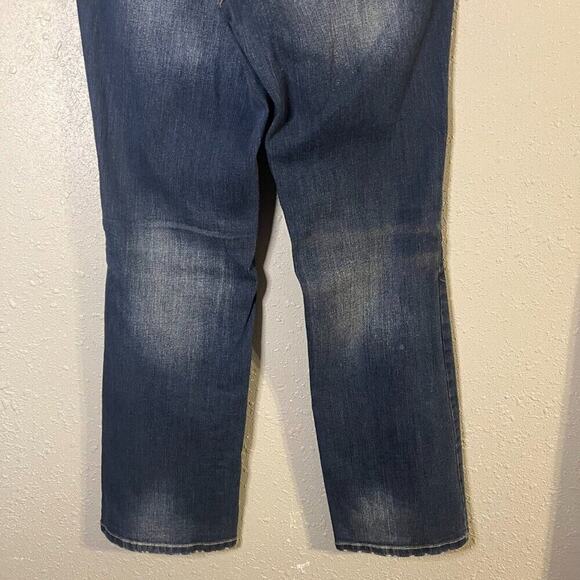 Lane Bryant Distintly Boot 18 Average Womens Jeans Dark Wash Feminine Slimming - Picture 9 of 14